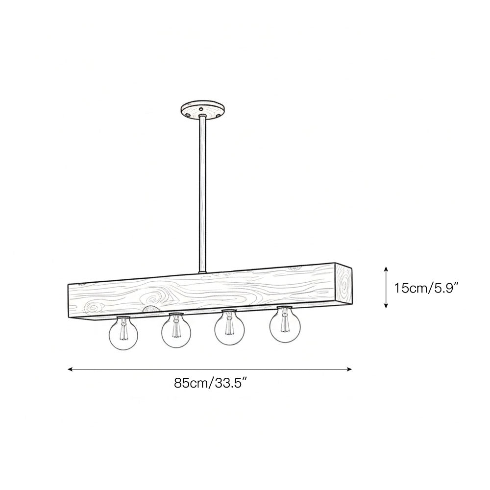 Linearer Kronleuchter Anneeo