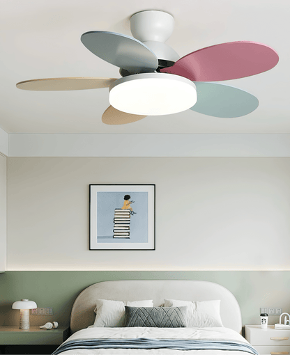 Moderne Deckenventilatorleuchte Lareo
