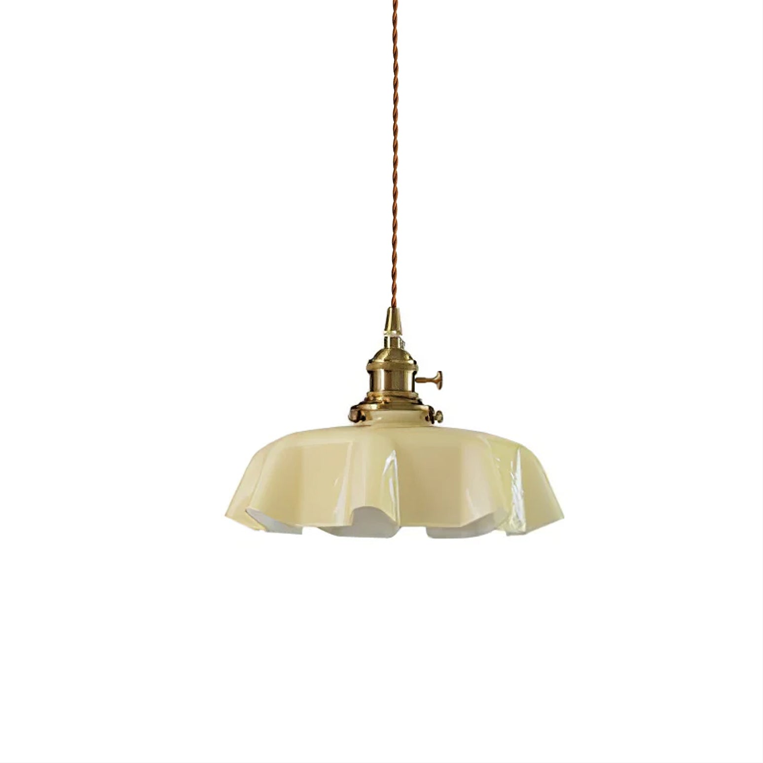 Vintage Pendelleuchte Serer