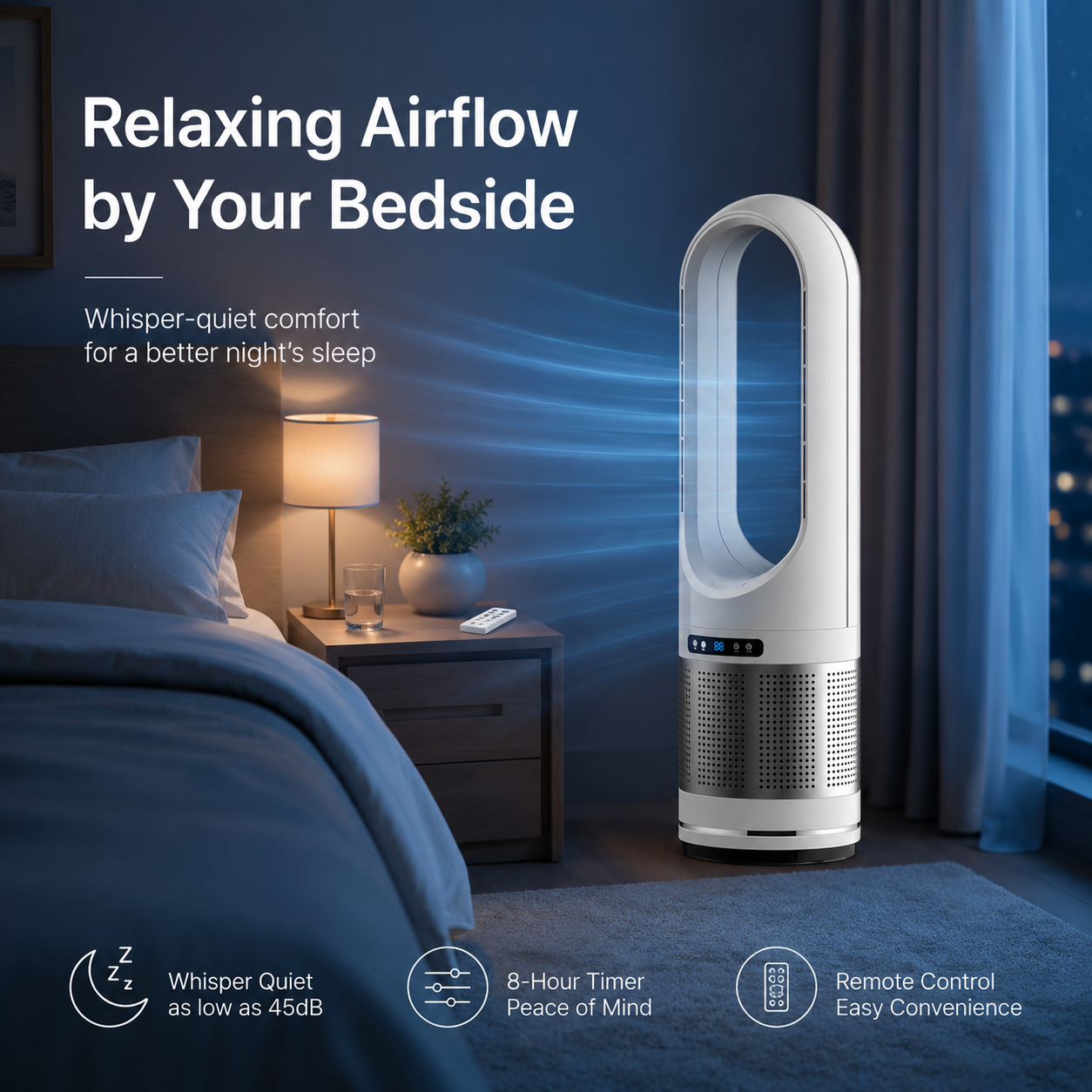 RILEN - Blattloser Turmventilator