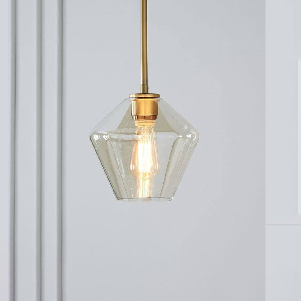 Facettierte Pendelleuchte Olilo