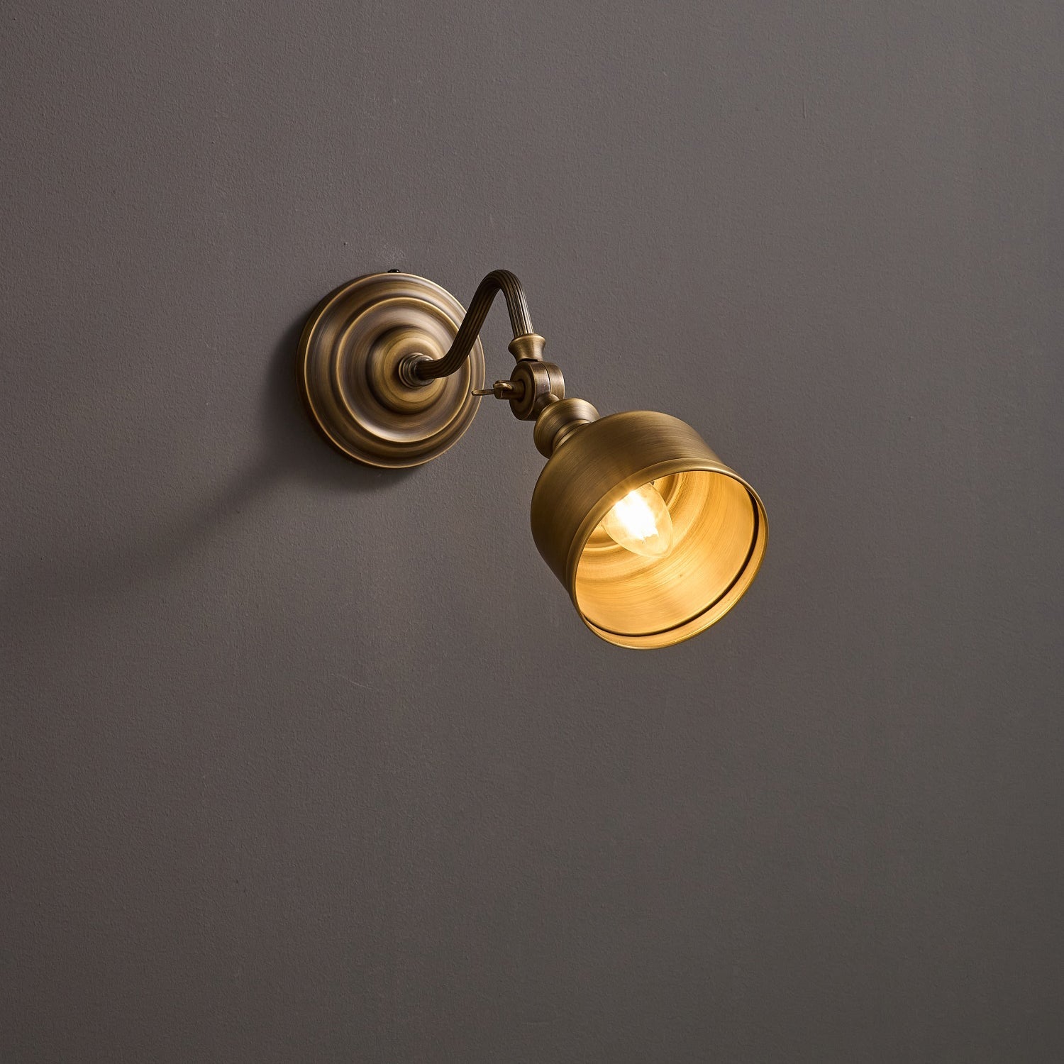 Vintage Wandleuchte Marbel