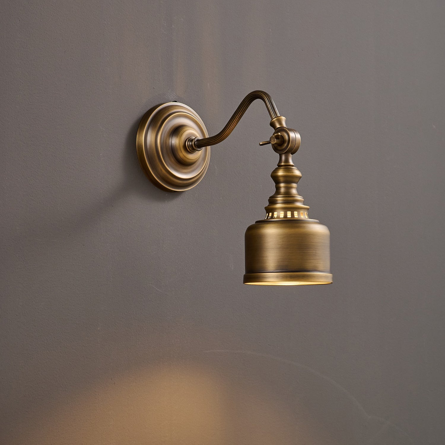 Vintage Wandleuchte Marbel