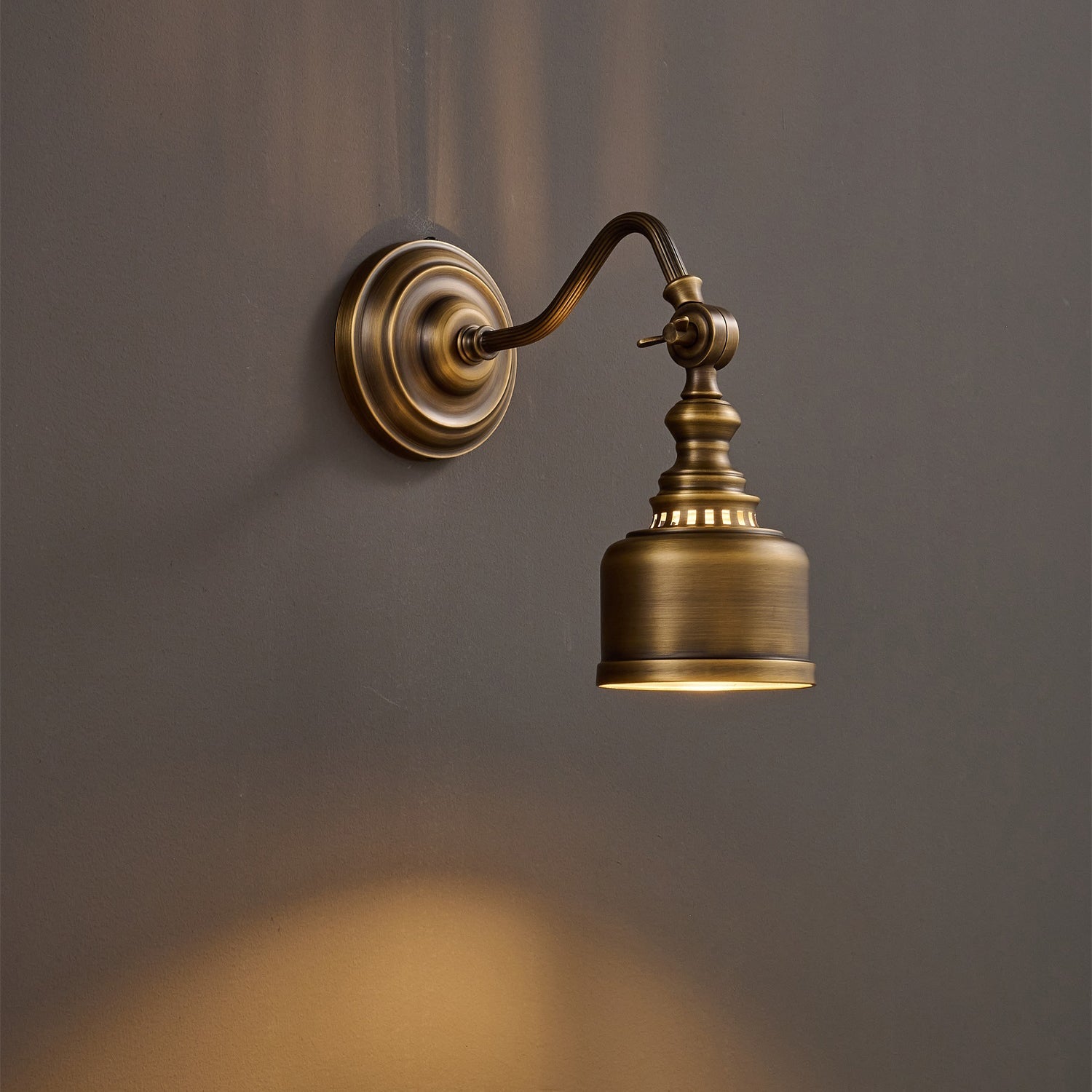 Vintage Wandleuchte Marbel