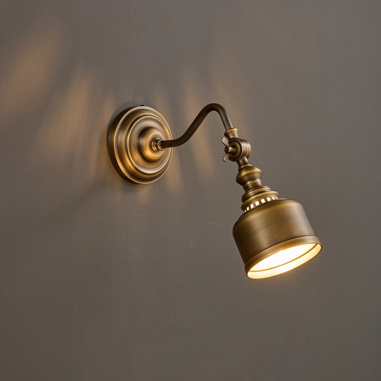 Vintage Wandleuchte Marbel
