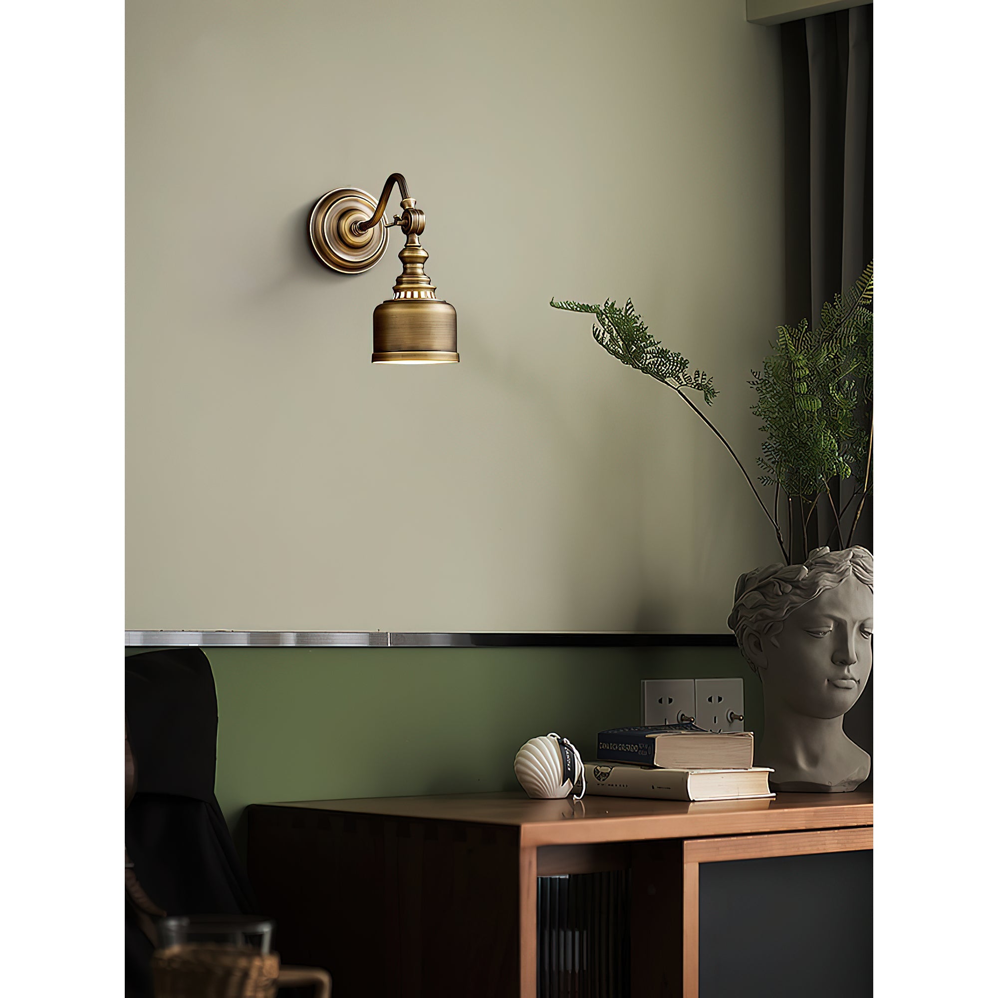 Vintage Wandleuchte Marbel