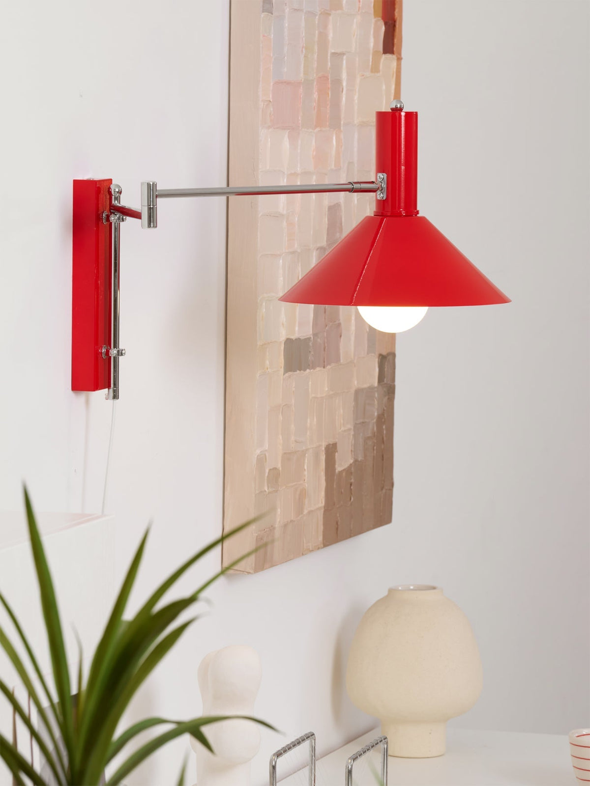Minimalistische Wandleuchte Dorrino