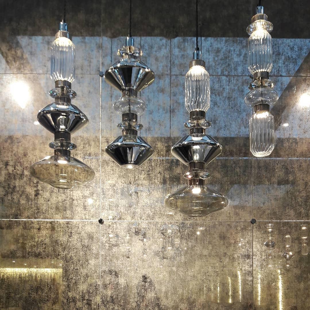 Skulpturale Pendelleuchte Amner