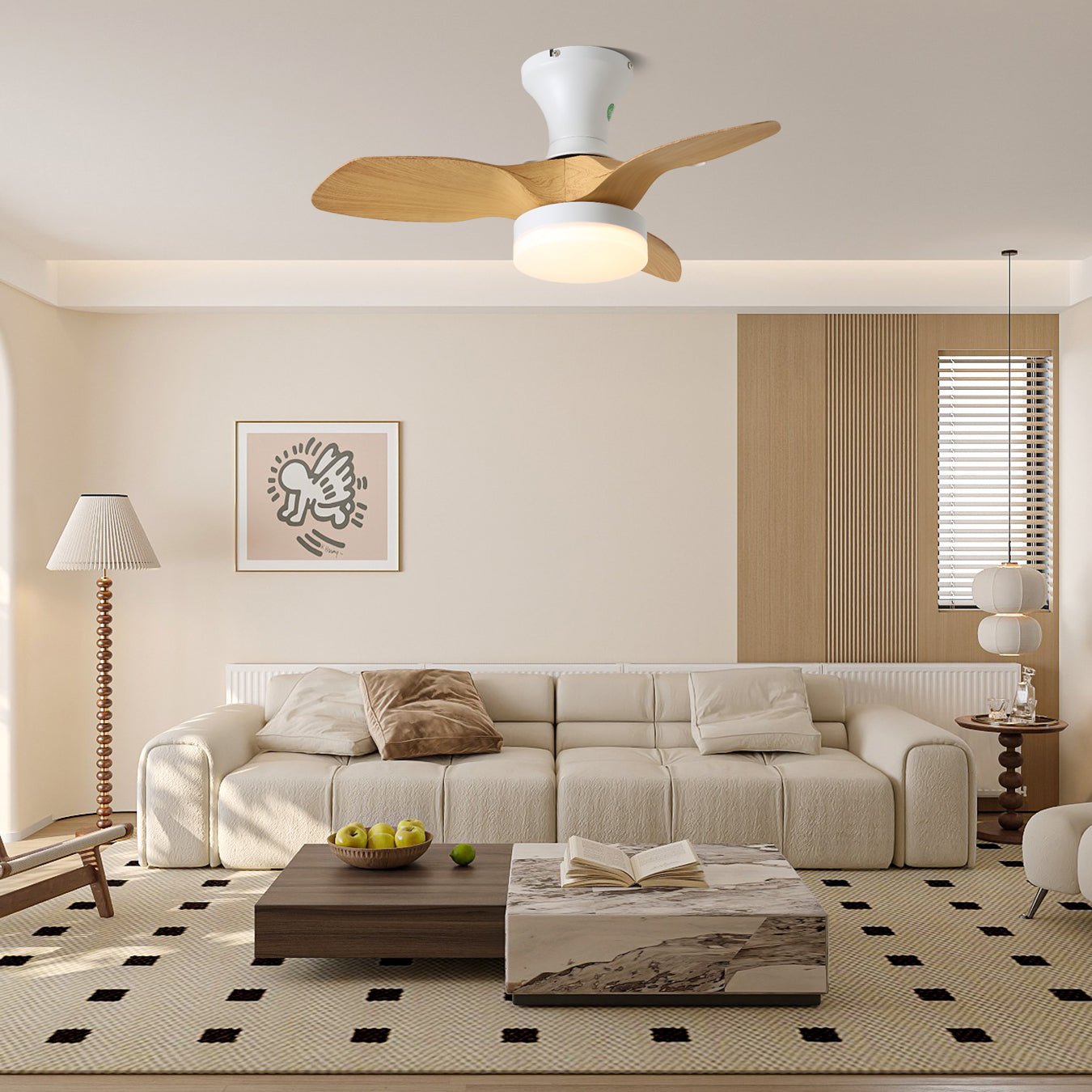 Deckenventilatorleuchte Teret