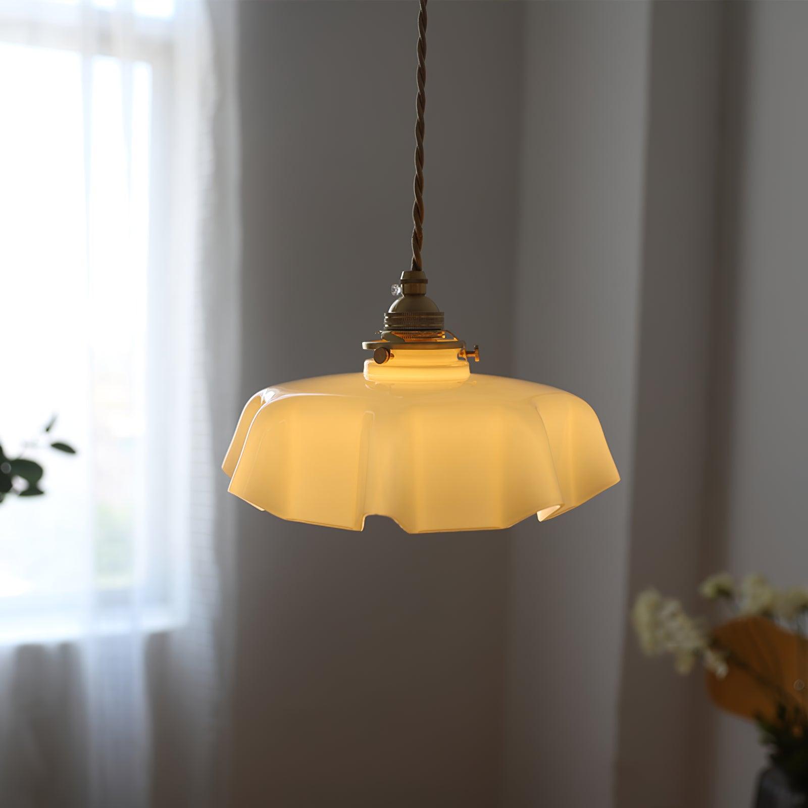 Vintage Pendelleuchte Serer