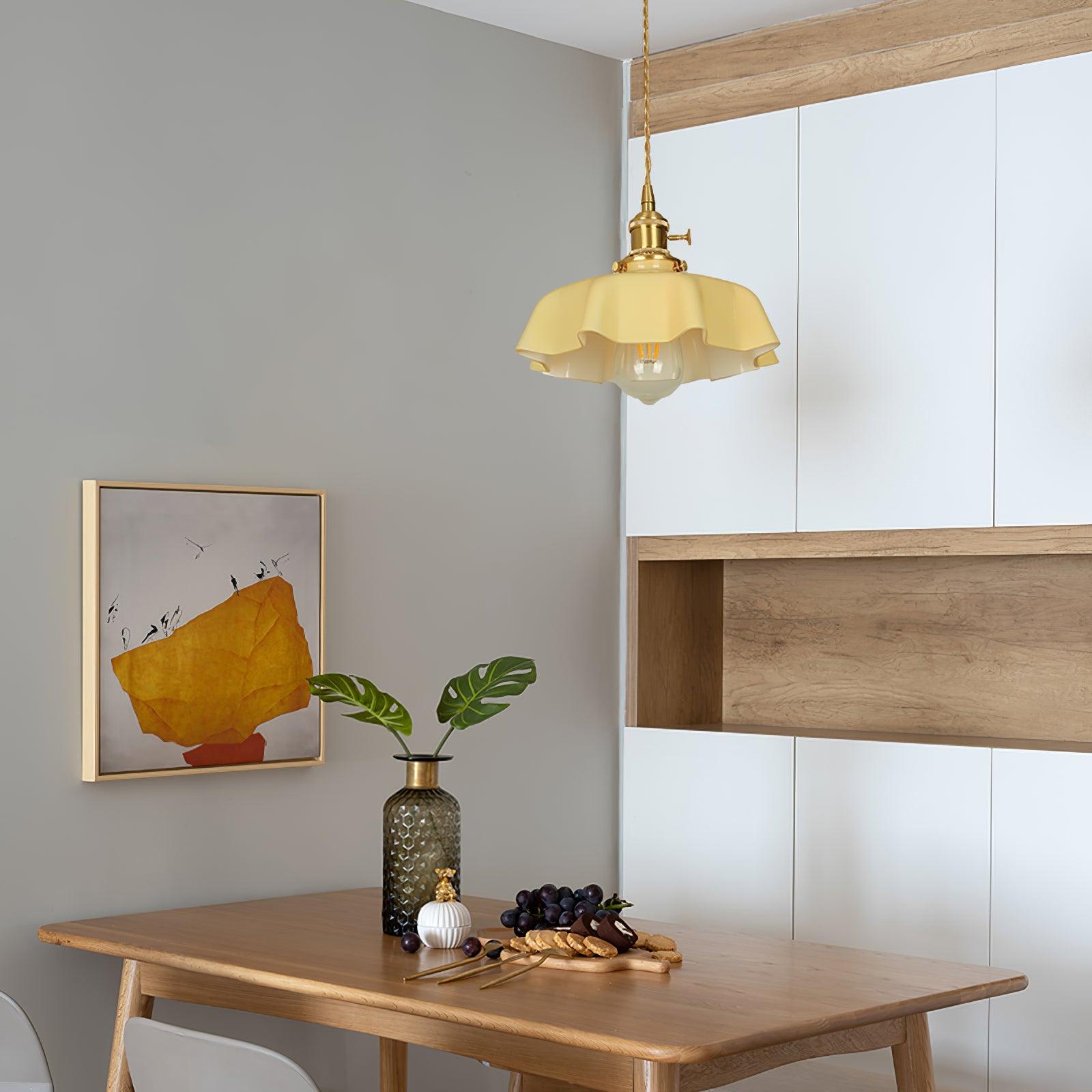 Vintage Pendelleuchte Serer