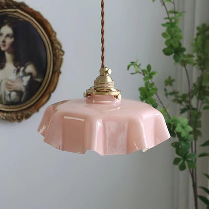 Vintage Pendelleuchte Serer