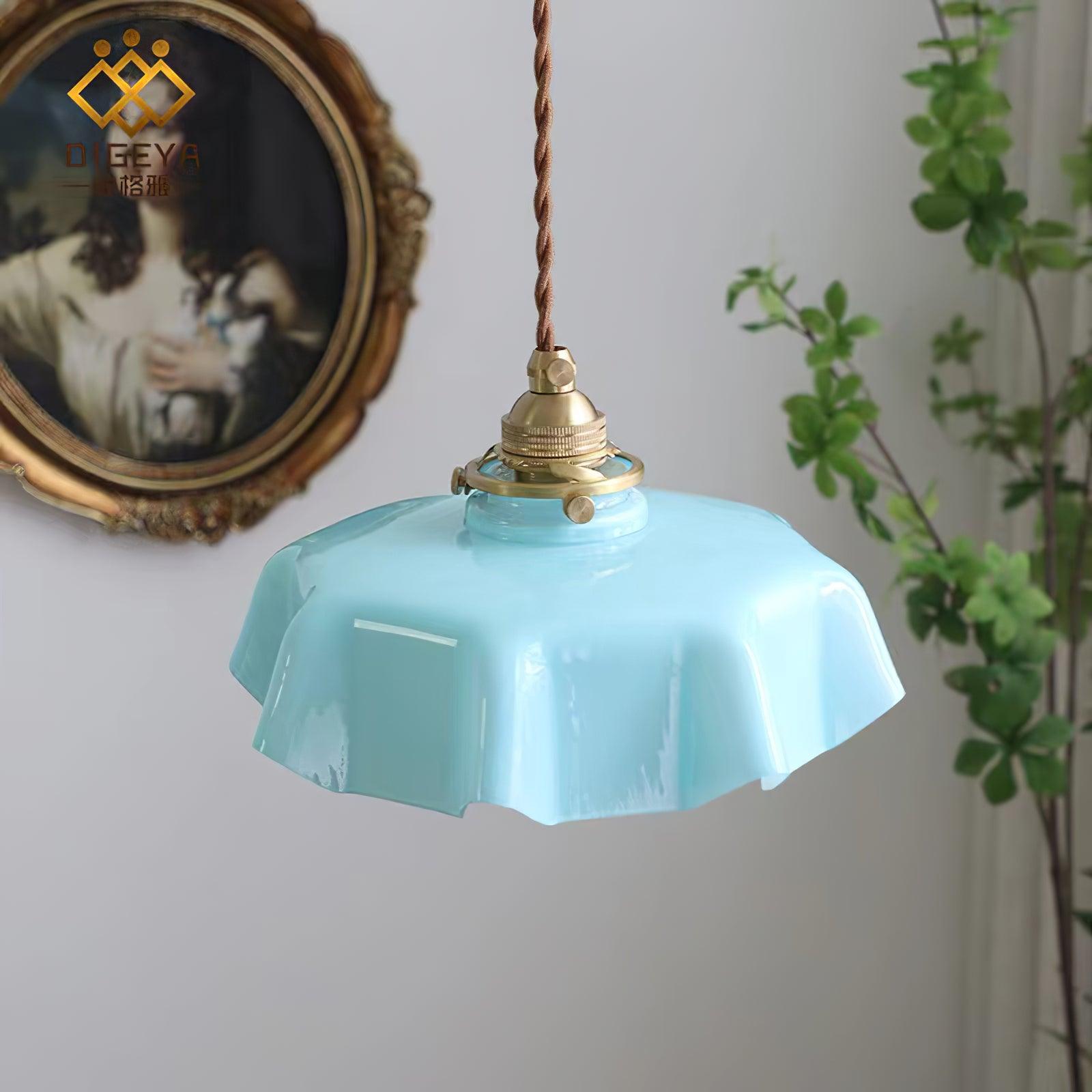 Vintage Pendelleuchte Serer