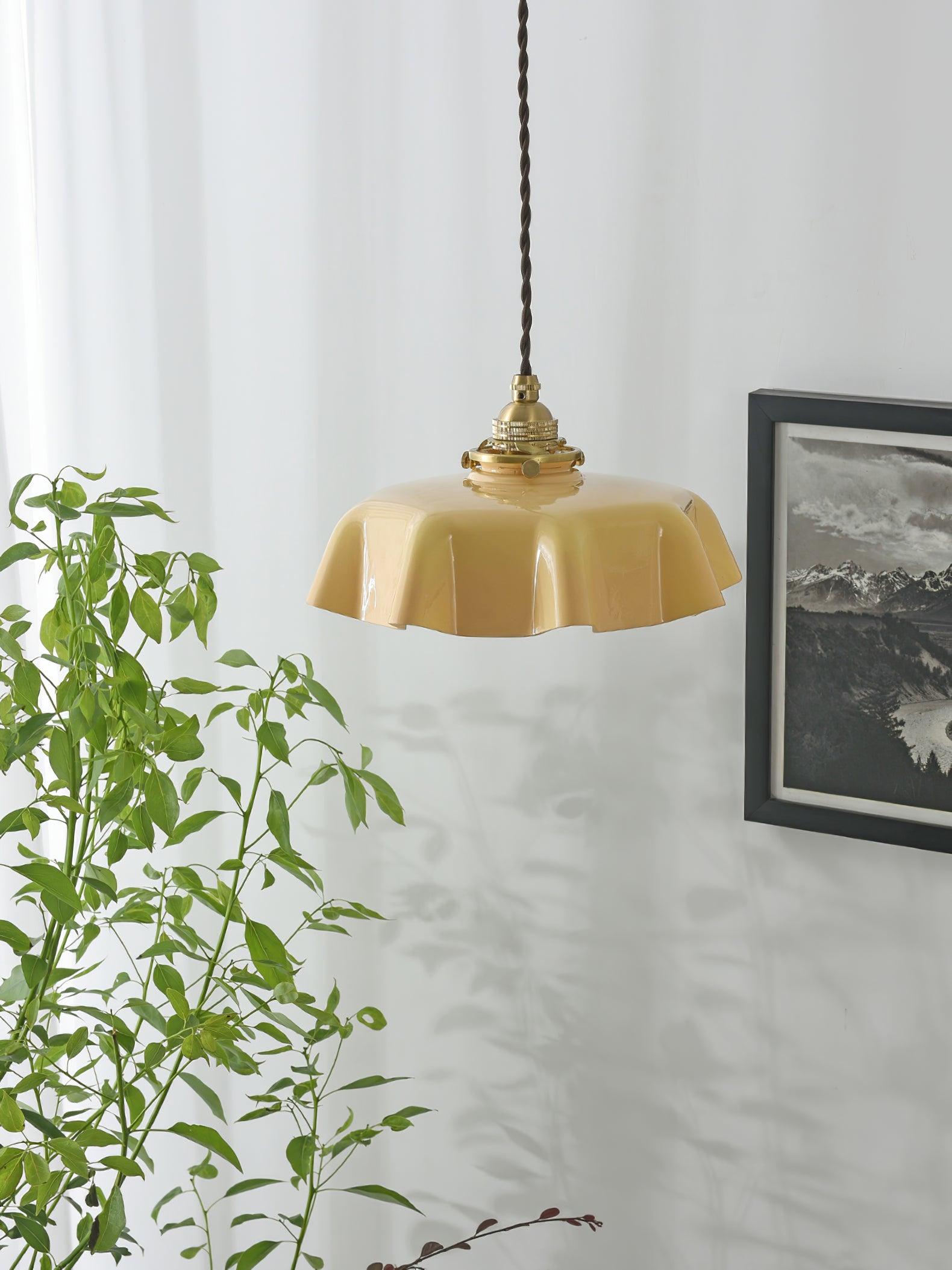 Vintage Pendelleuchte Serer