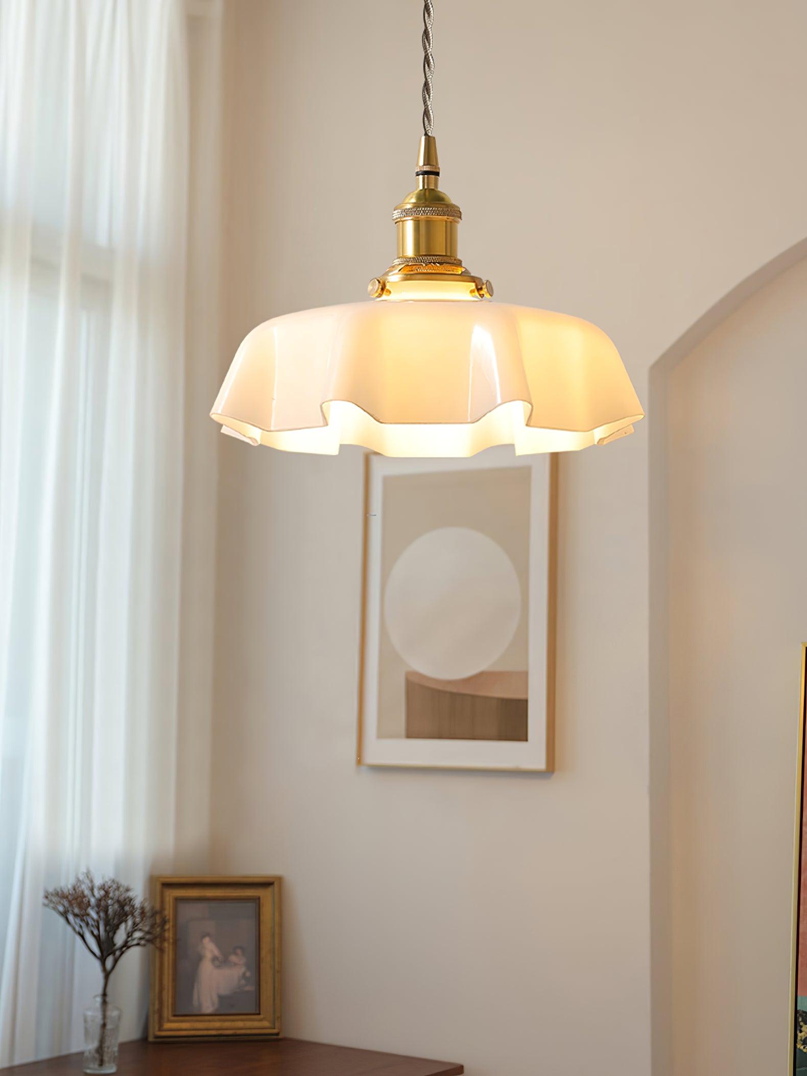 Vintage Pendelleuchte Serer
