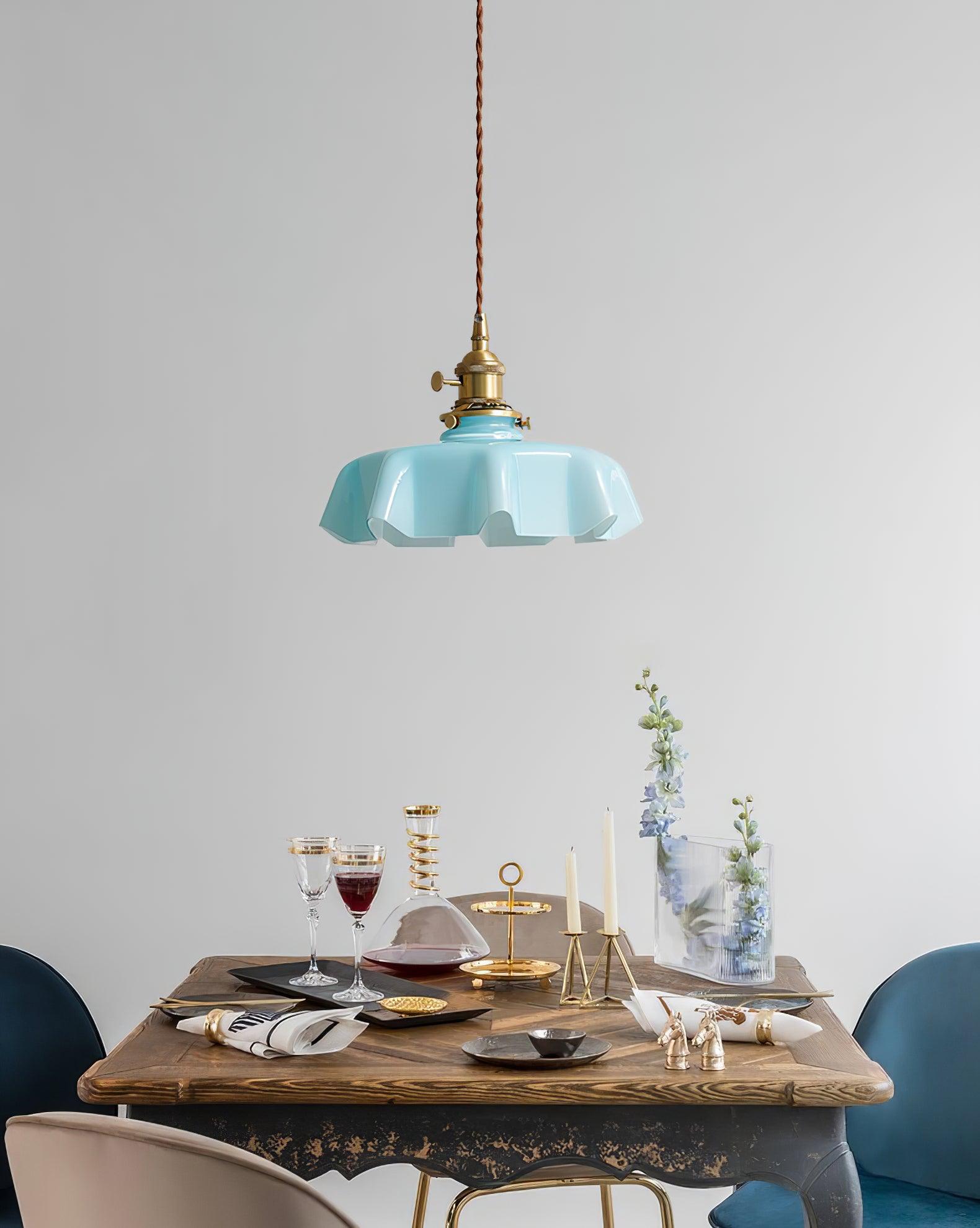 Vintage Pendelleuchte Serer