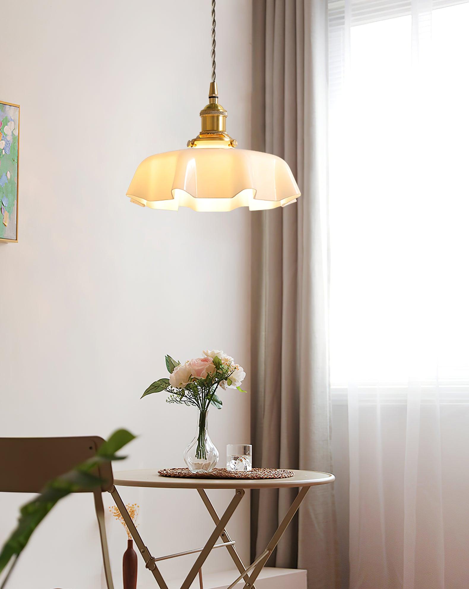 Vintage Pendelleuchte Serer
