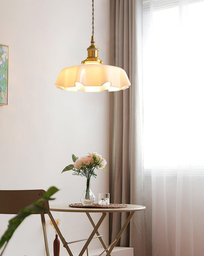 Vintage Pendelleuchte Serer