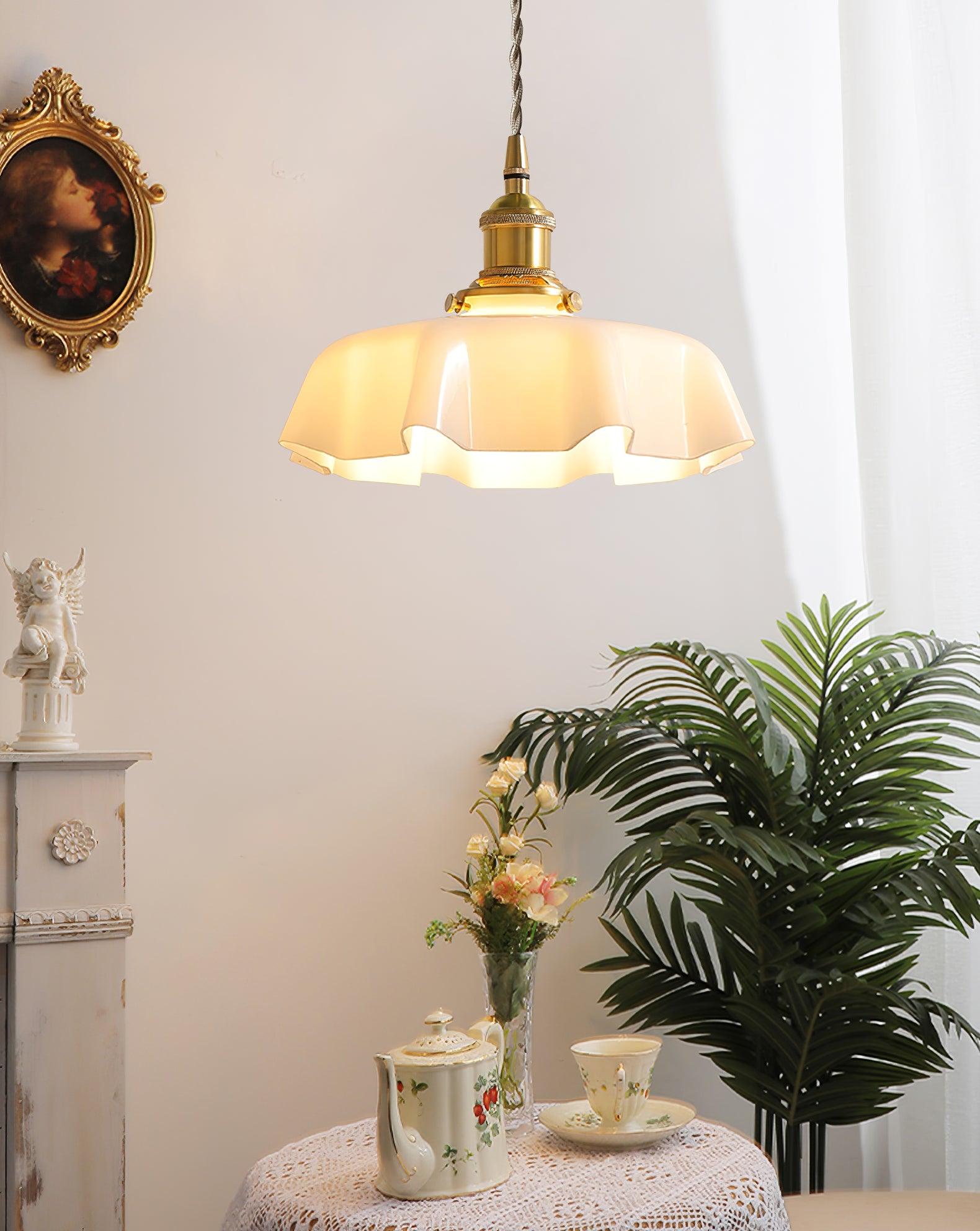 Vintage Pendelleuchte Serer