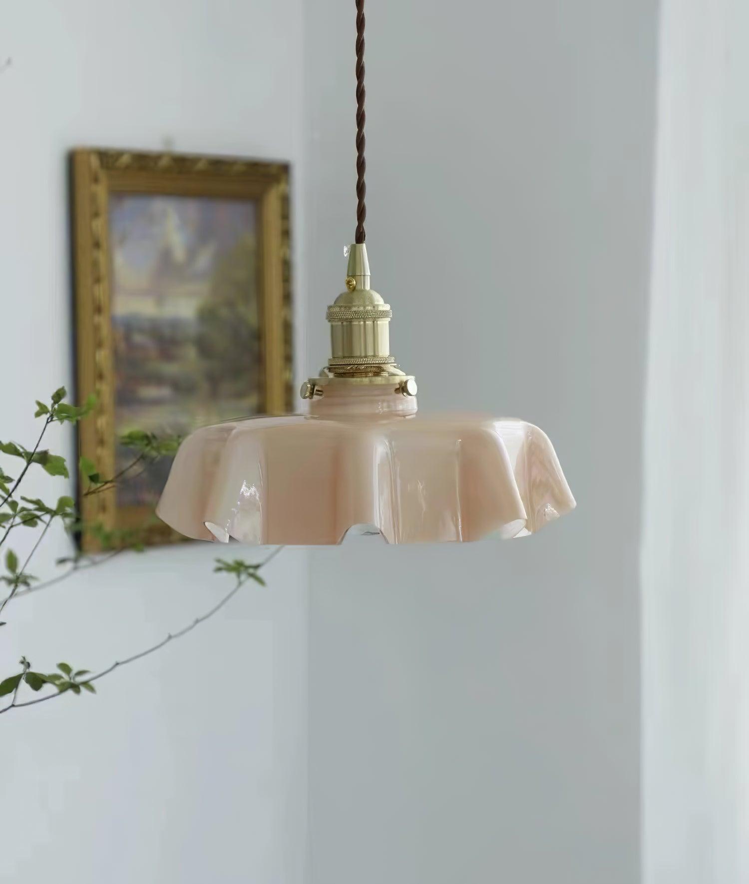 Vintage Pendelleuchte Serer