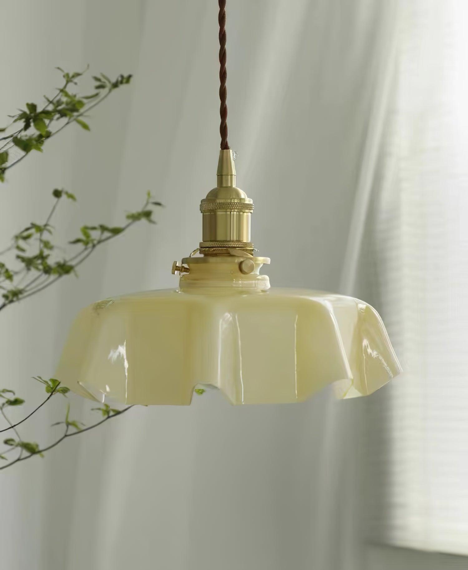 Vintage Pendelleuchte Serer