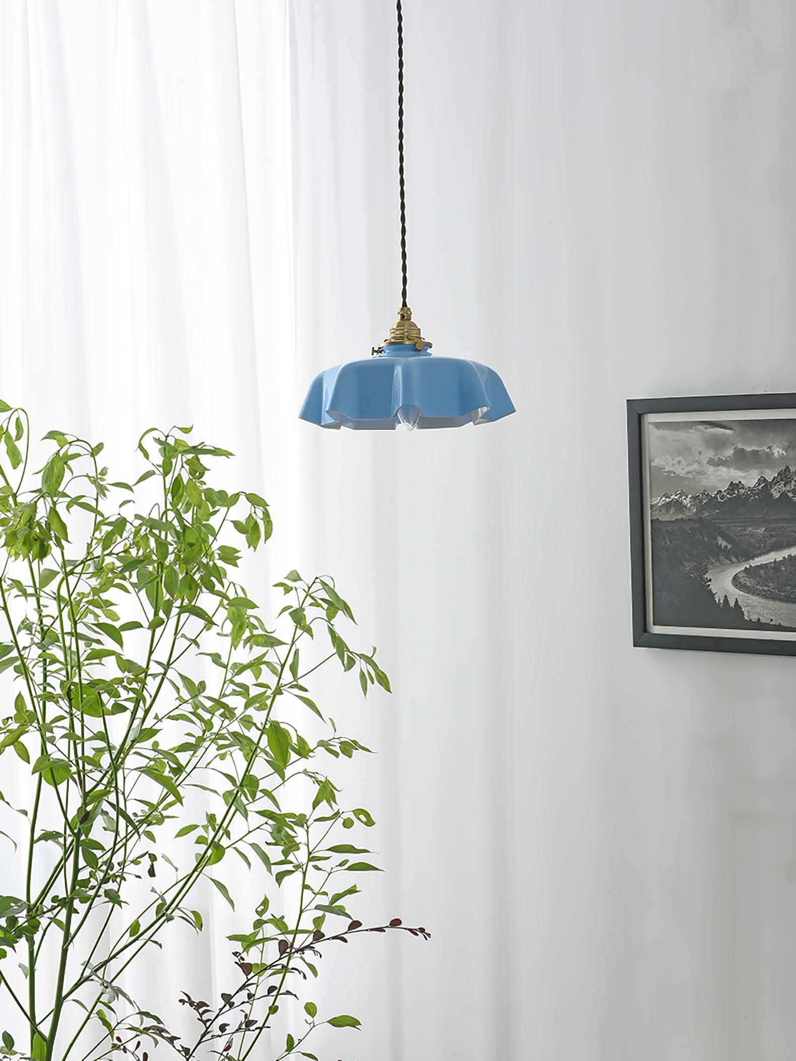 Vintage Pendelleuchte Serer