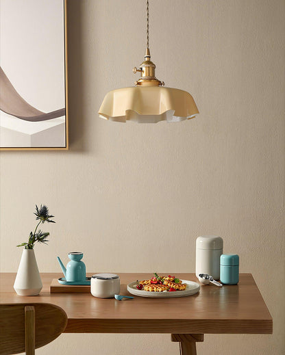 Vintage Pendelleuchte Serer