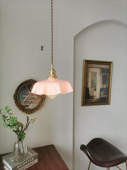 Vintage Pendelleuchte Serer