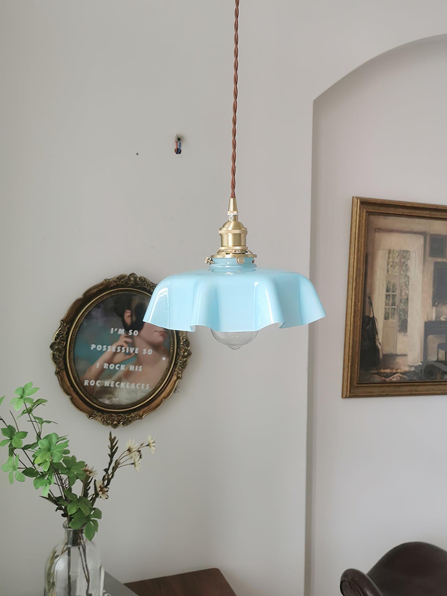 Vintage Pendelleuchte Serer