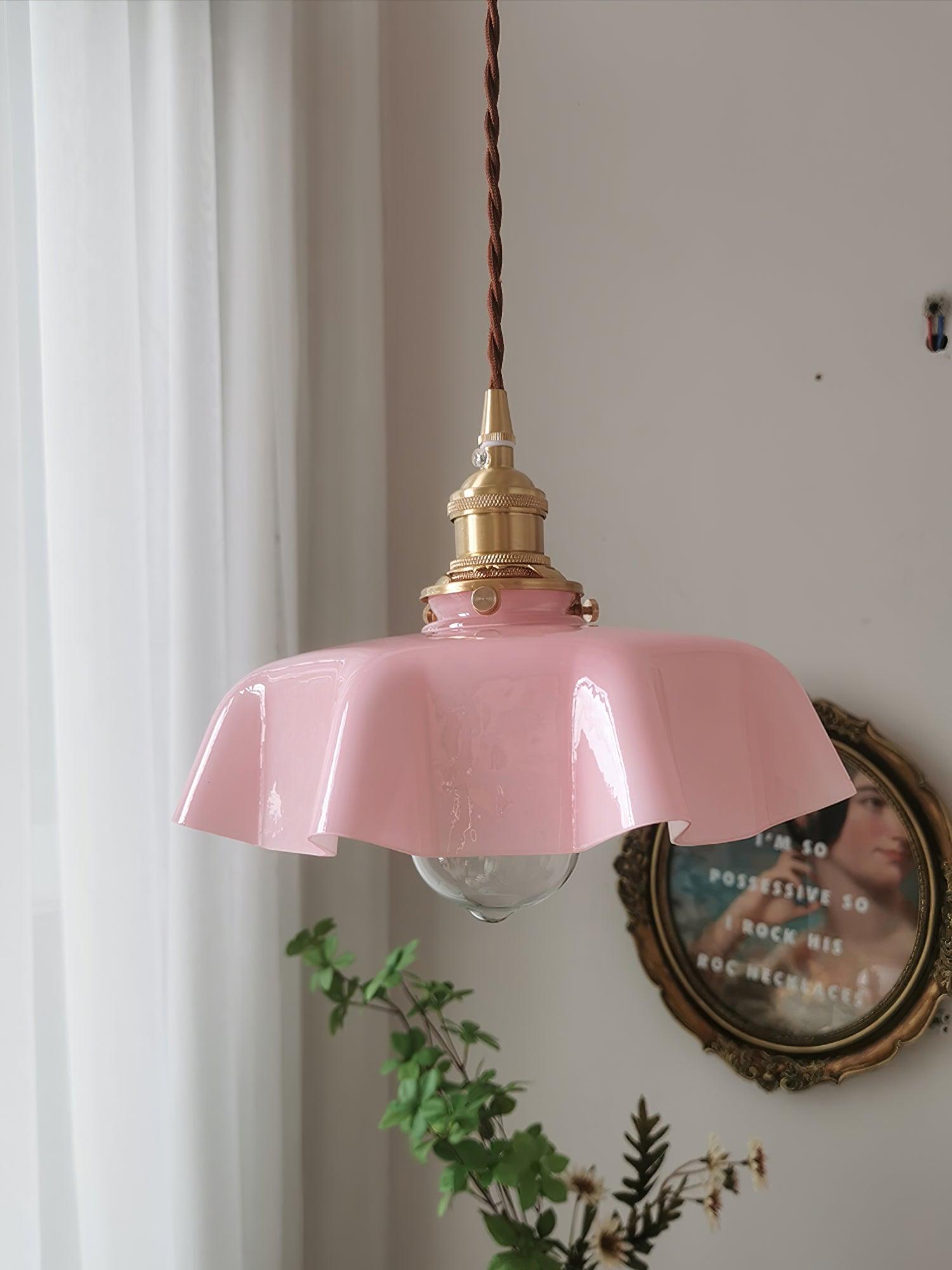 Vintage Pendelleuchte Serer
