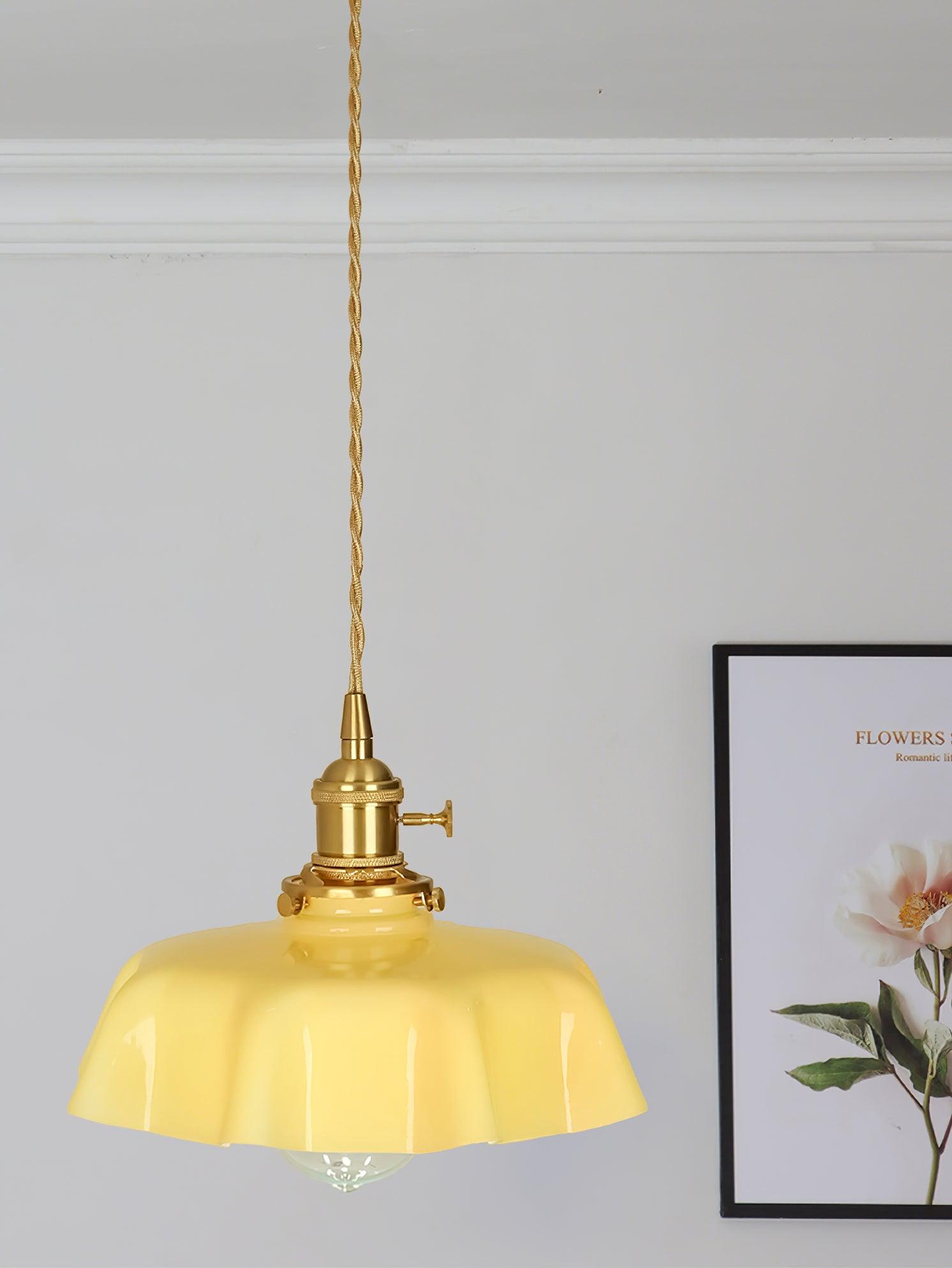 Vintage Pendelleuchte Serer