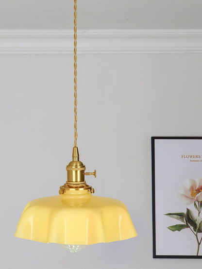 Vintage Pendelleuchte Serer