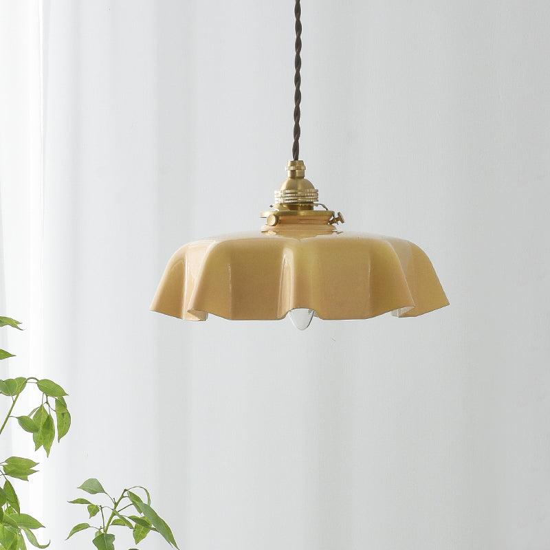 Vintage Pendelleuchte Serer