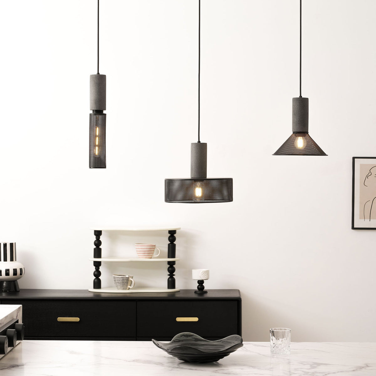 Industrielle Pendelleuchte Arlinia