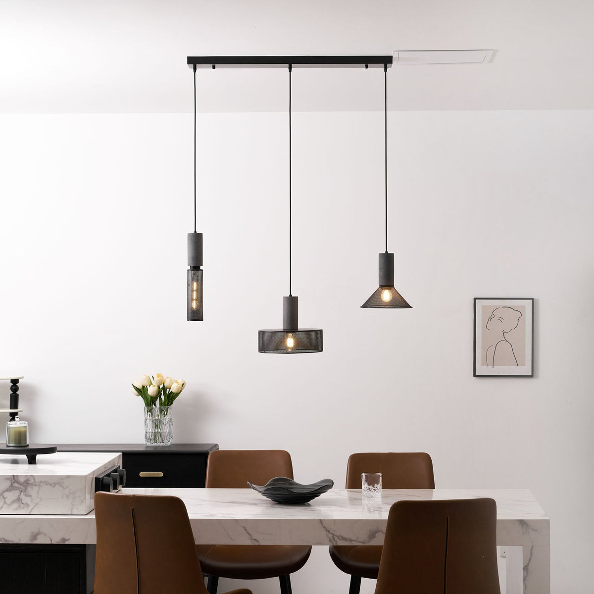 Industrielle Pendelleuchte Arlinia