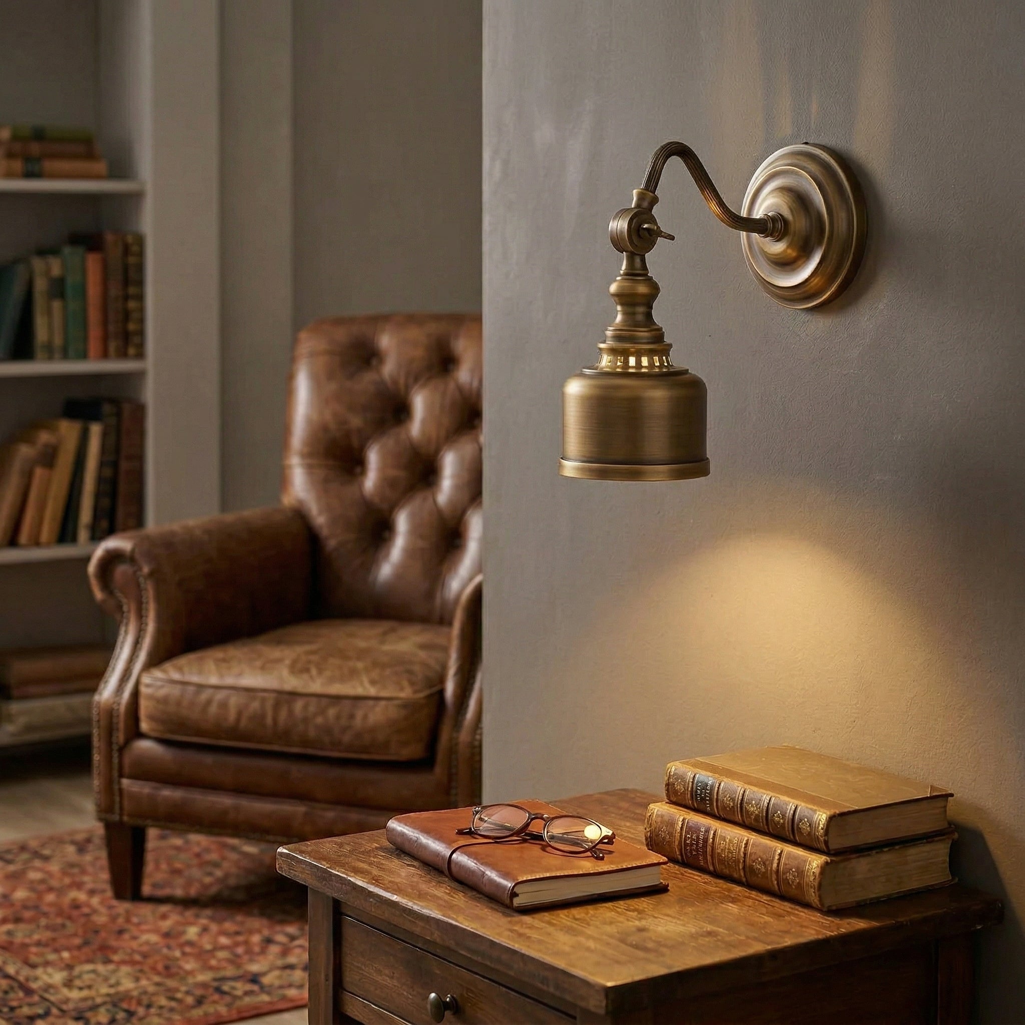 Vintage Wandleuchte Marbel