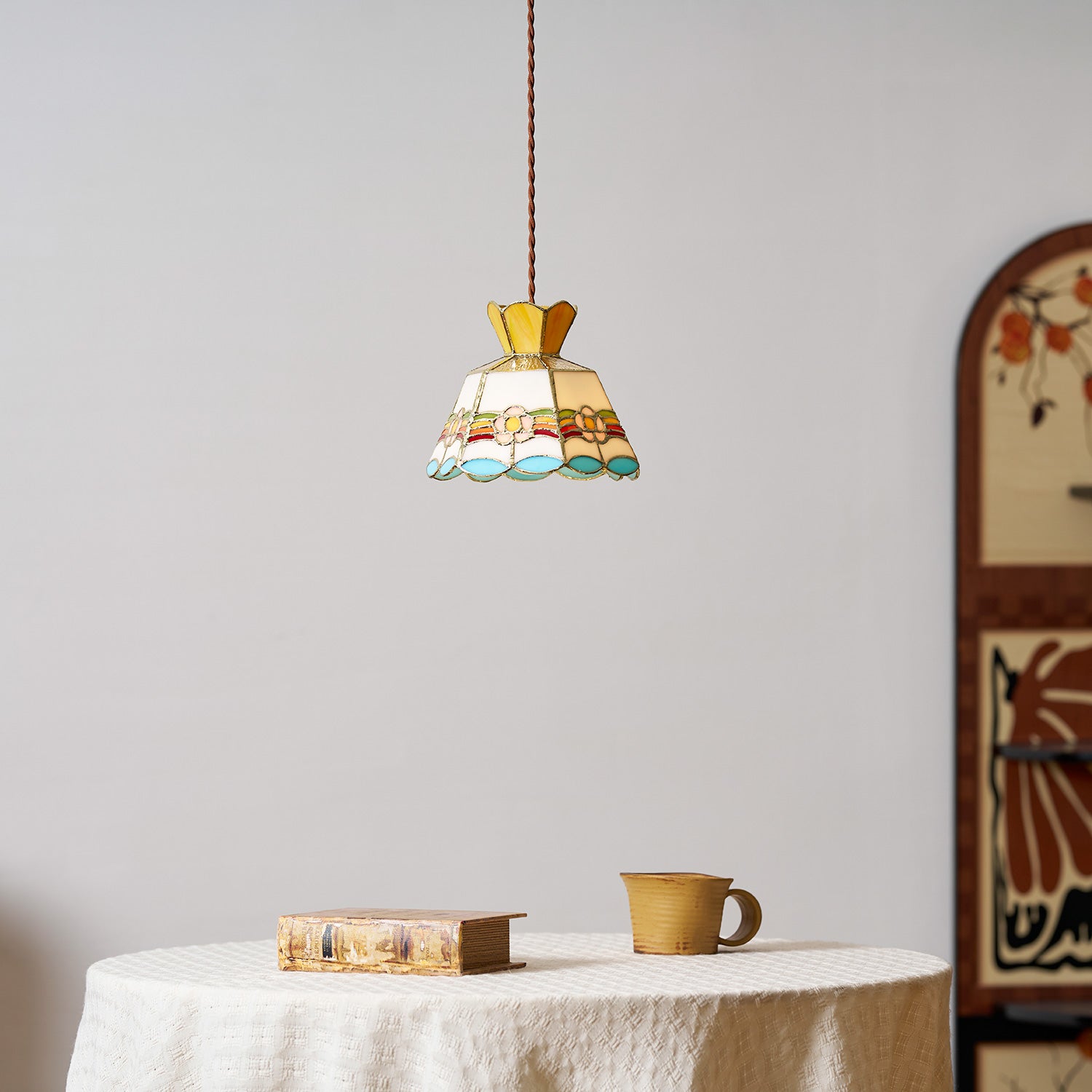 Vintage Pendelleuchte Theosose
