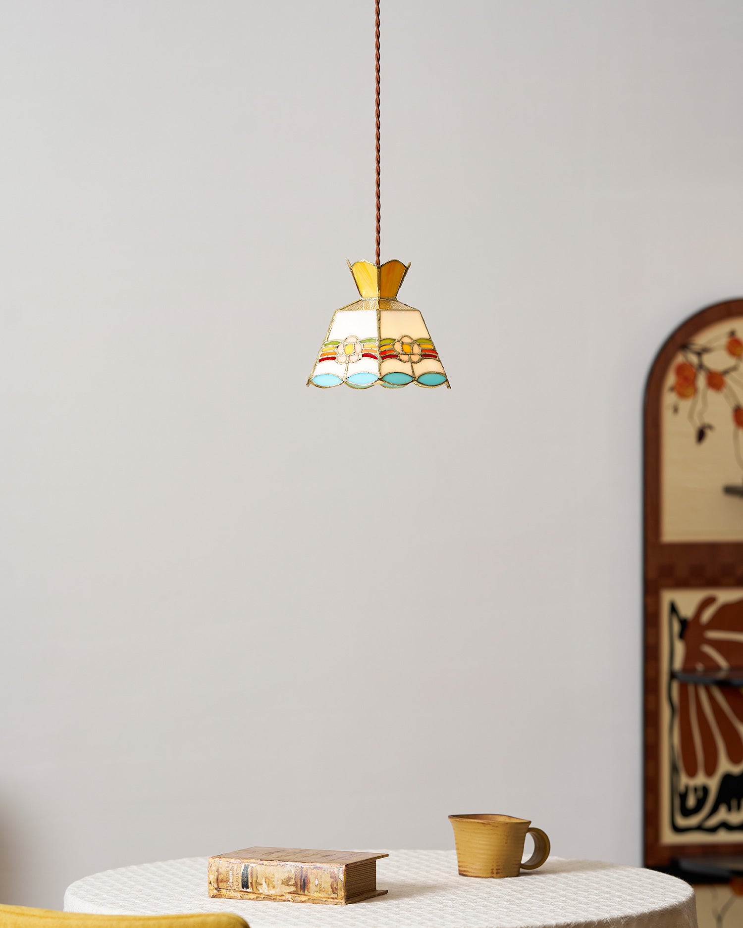 Vintage Pendelleuchte Theosose