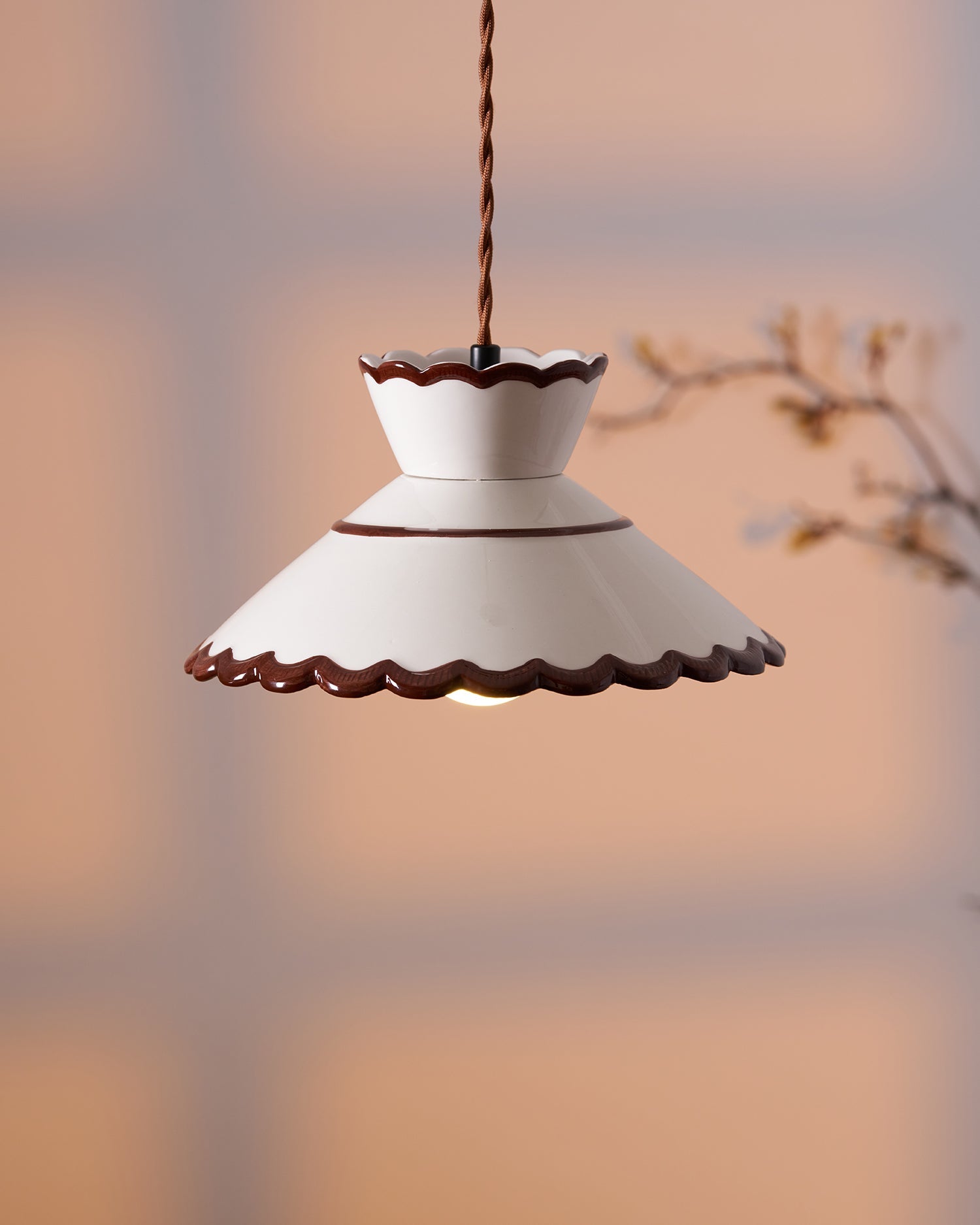 Vintage Pendelleuchte Larerelle