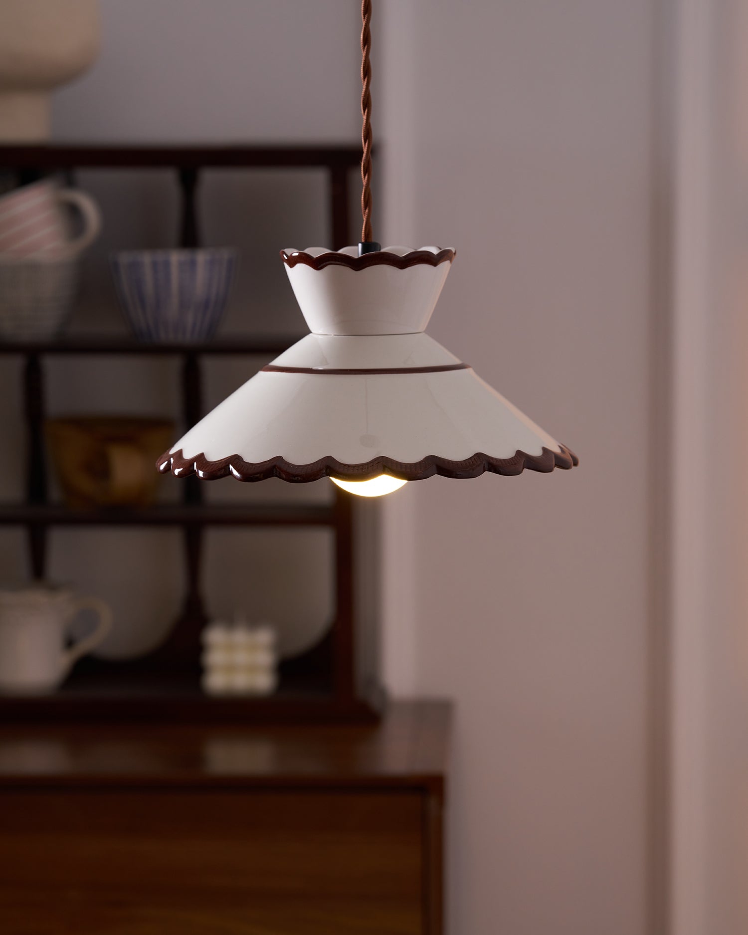 Vintage Pendelleuchte Larerelle