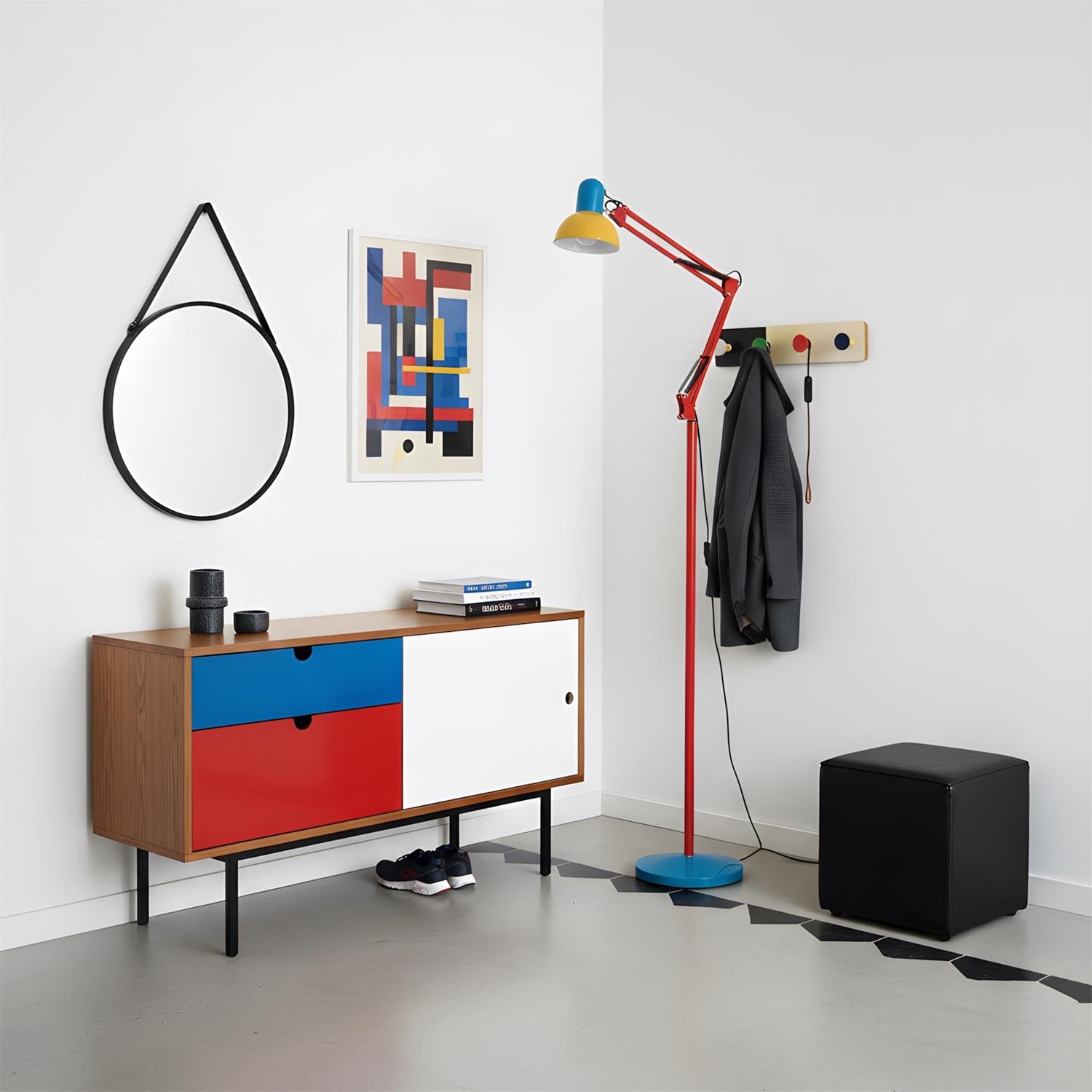Moderne Stehleuchte Zorreel