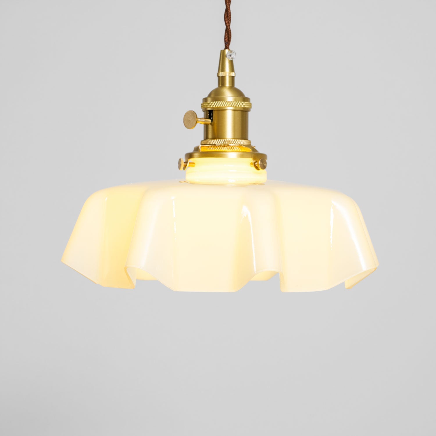 Vintage Pendelleuchte Serer