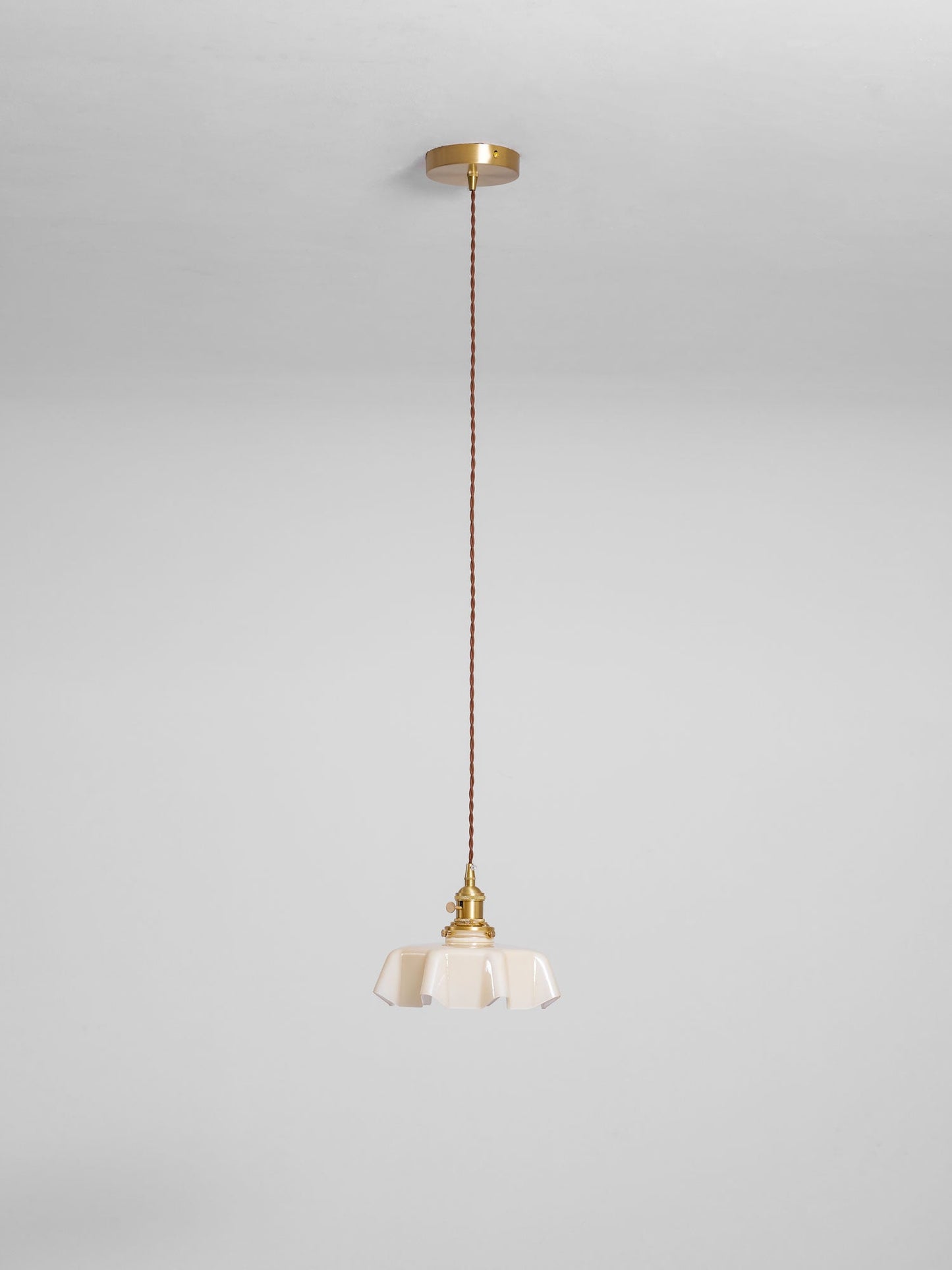 Vintage Pendelleuchte Serer