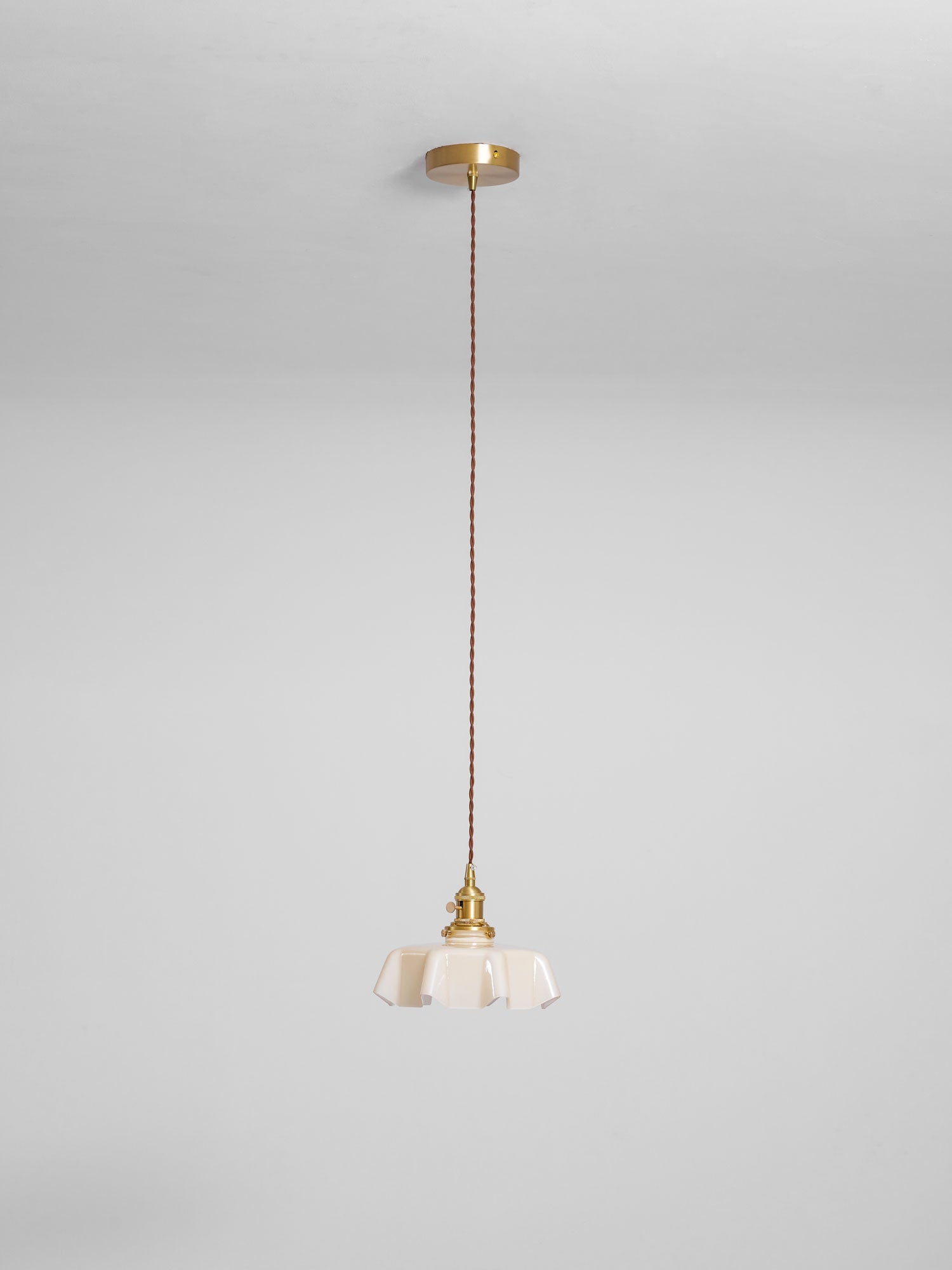 Vintage Pendelleuchte Serer