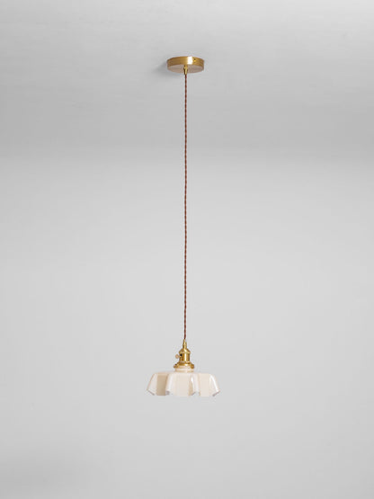 Vintage Pendelleuchte Serer