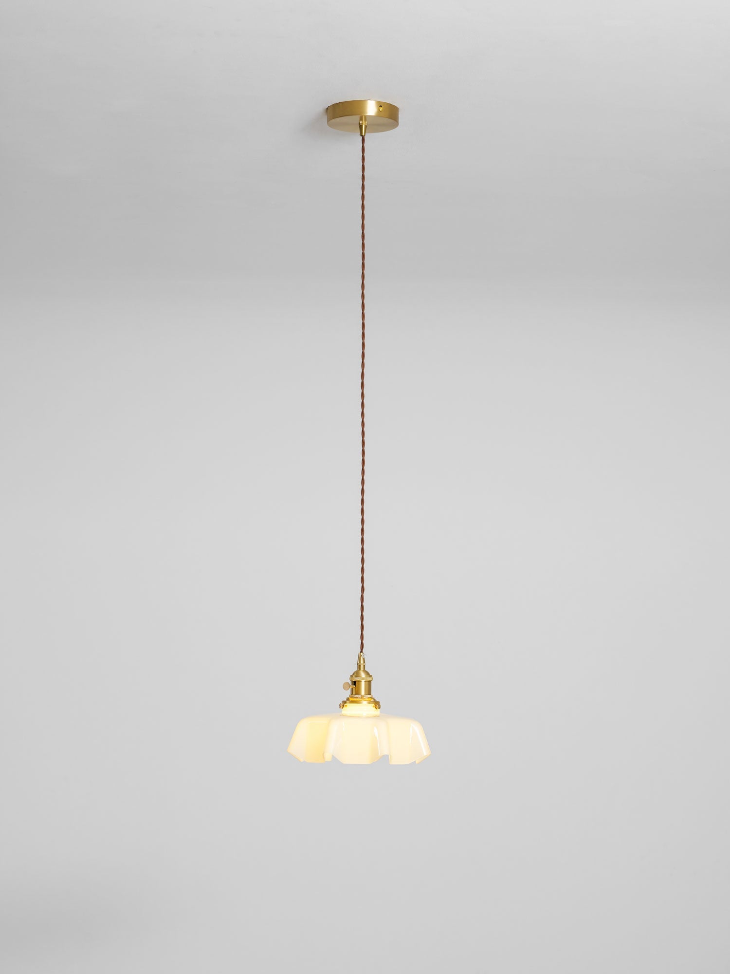 Vintage Pendelleuchte Serer