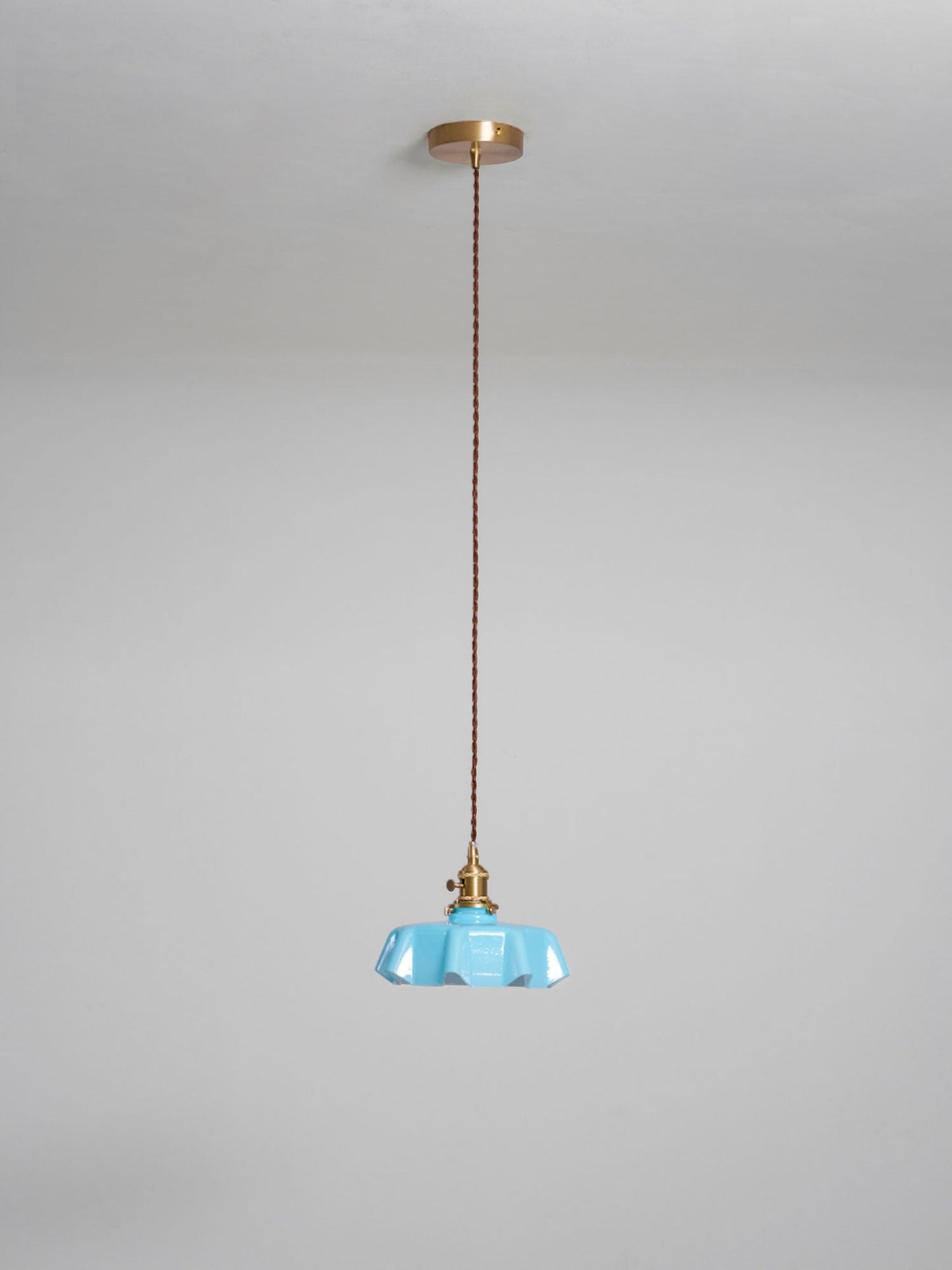 Vintage Pendelleuchte Serer