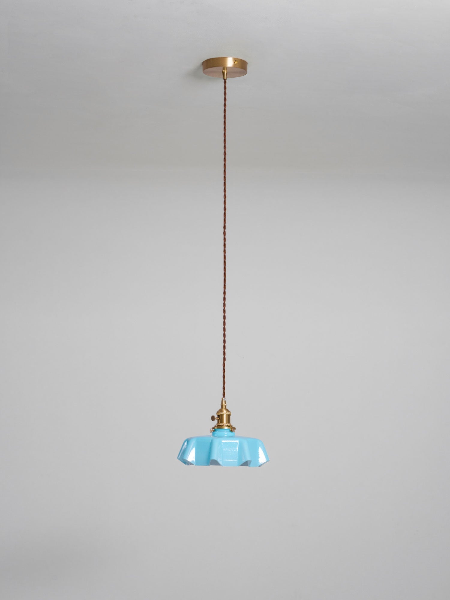 Vintage Pendelleuchte Serer