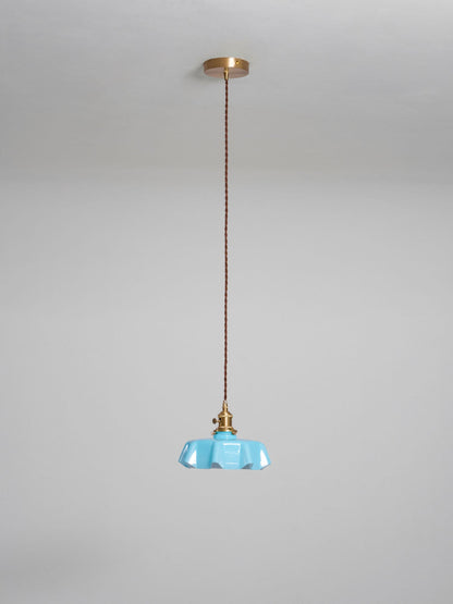 Vintage Pendelleuchte Serer