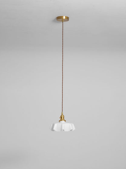 Vintage Pendelleuchte Serer